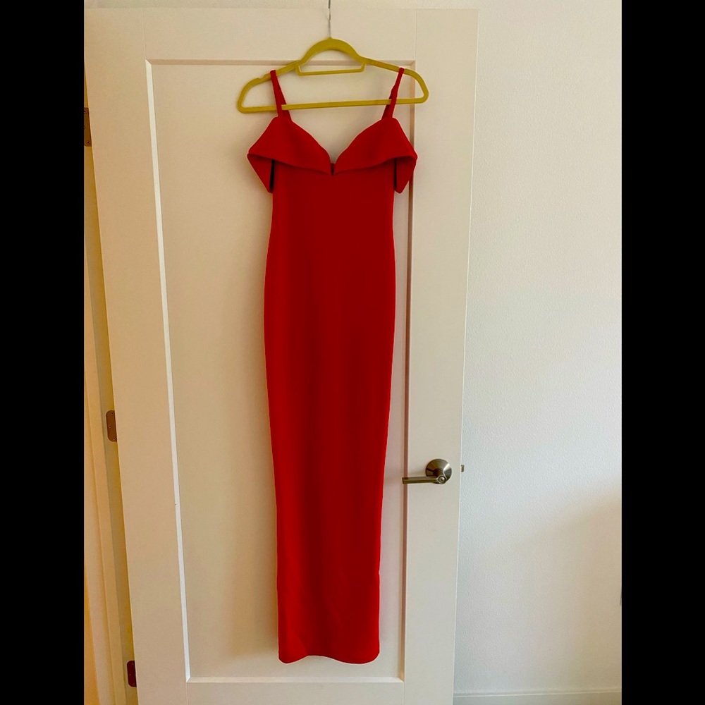 Red bodycon Nookie dress